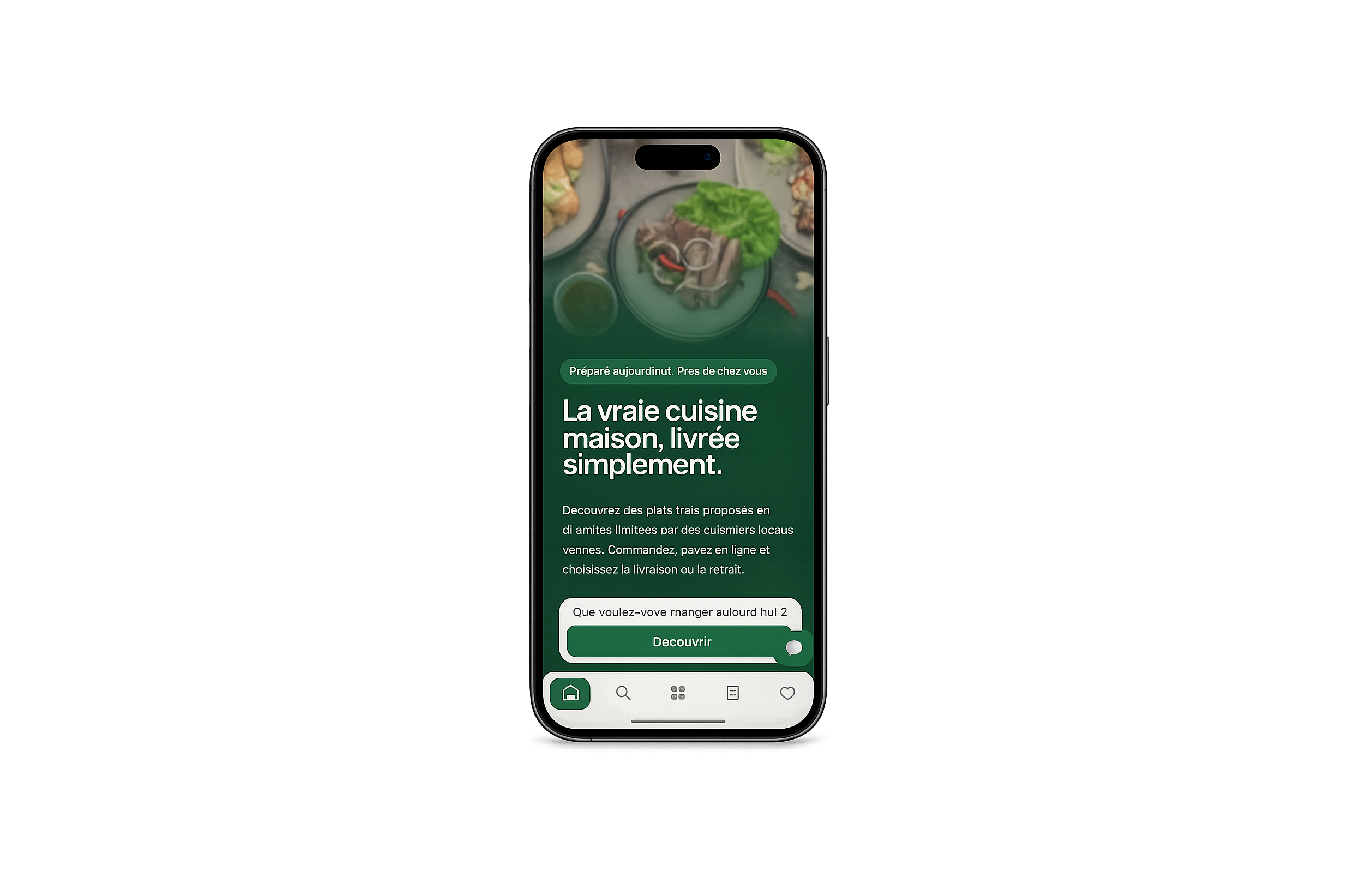 Application livraison & partage de plats 1