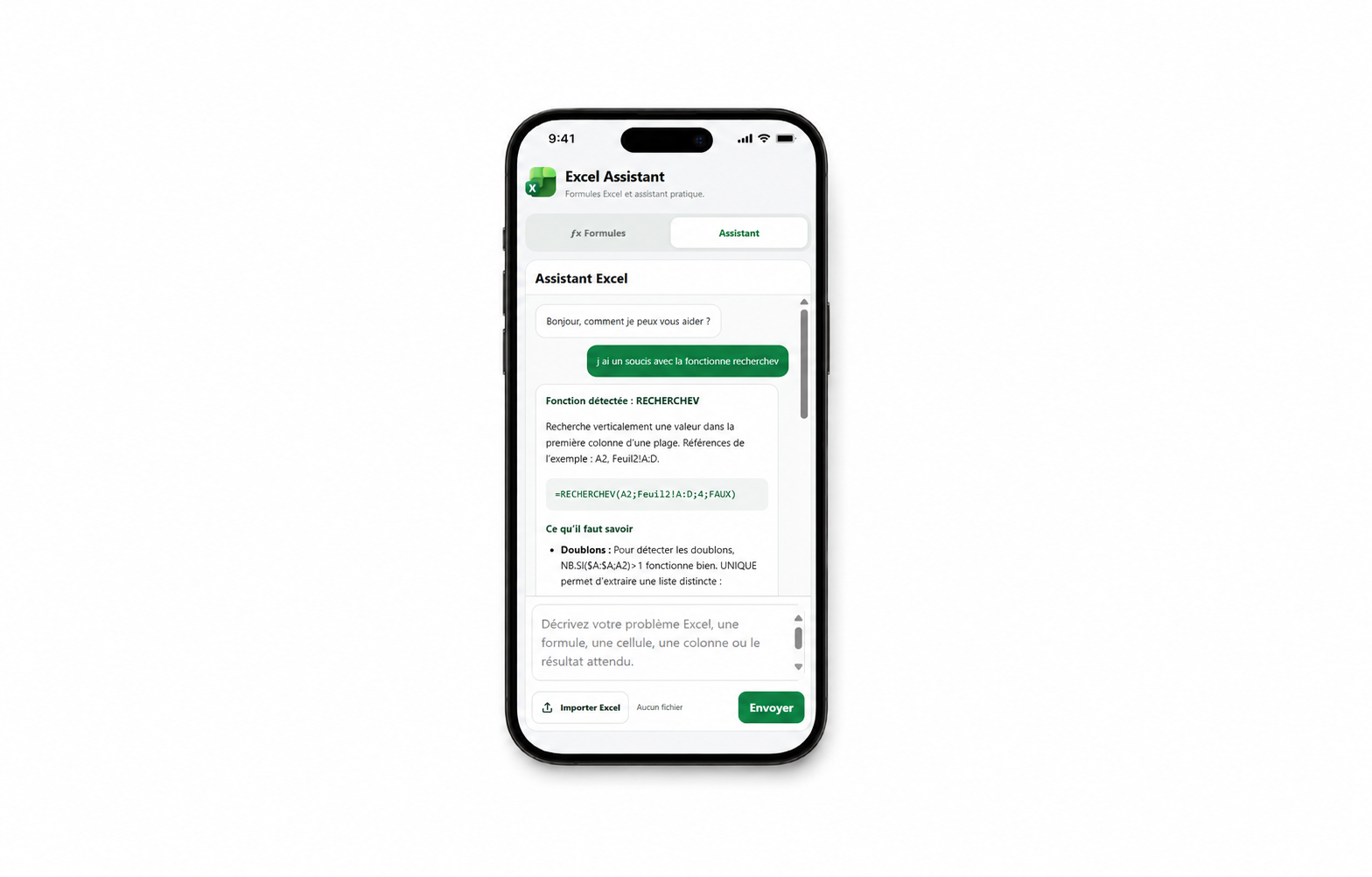 Assistant Office Excel Qitty