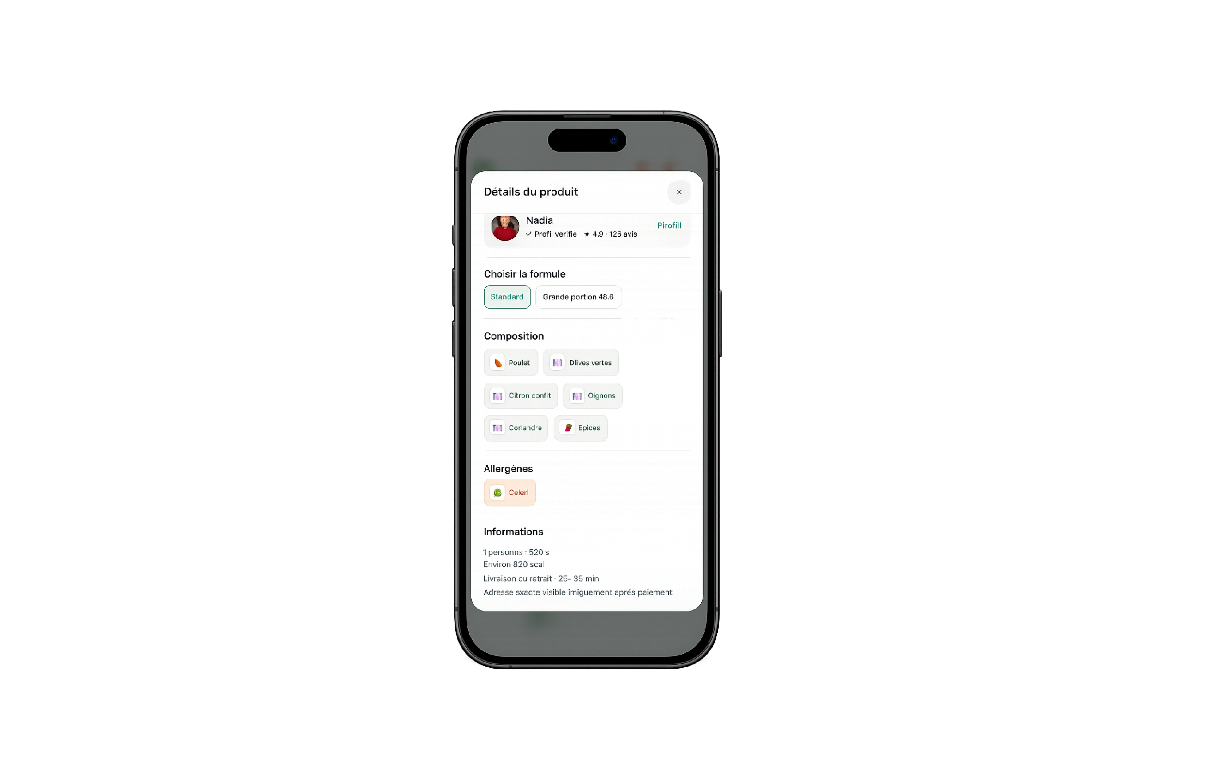 Application livraison & partage de plats 3